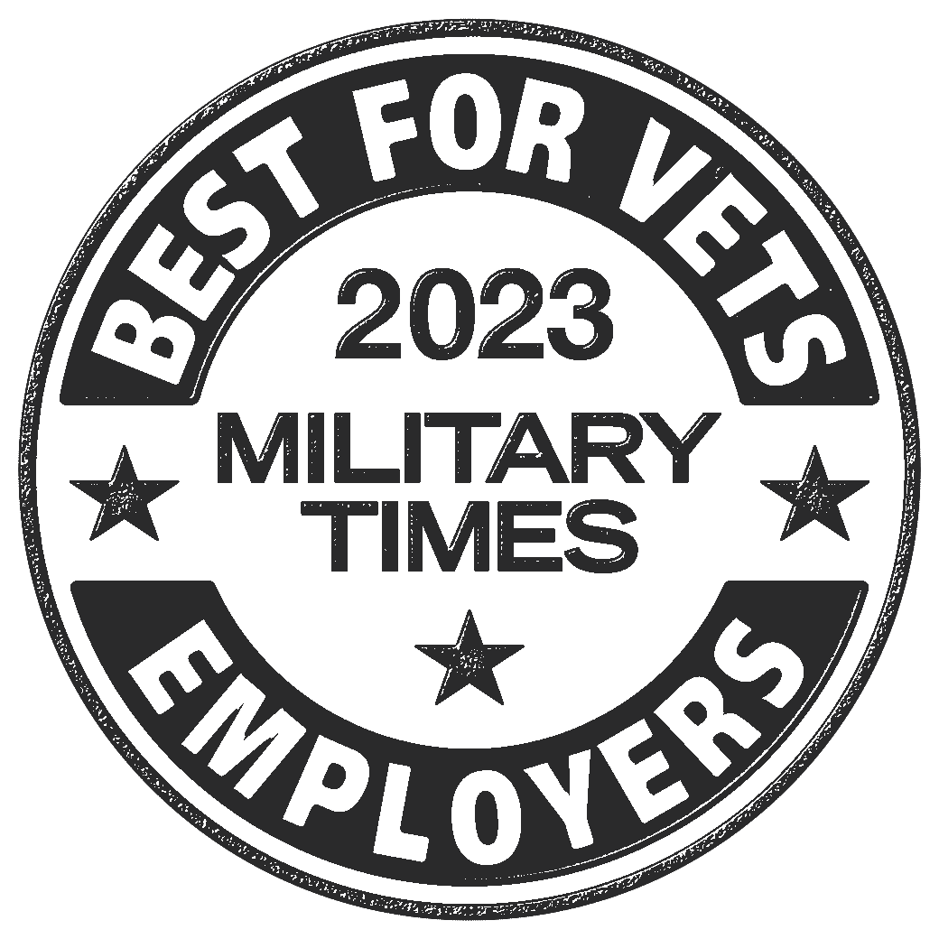 Military Times Best for Vets Logo - White
