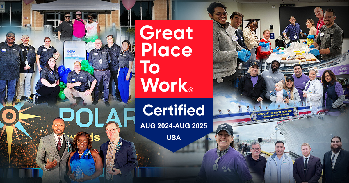 ASRC Federal Receives Great Place To Work® Certification for 2024